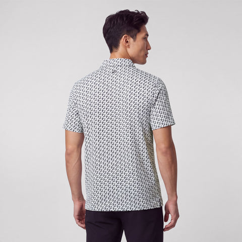Clubhouse Performance Polo -- Midnight Scatter