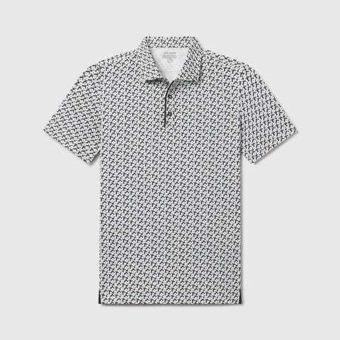 Clubhouse Performance Polo -- Midnight Scatter
