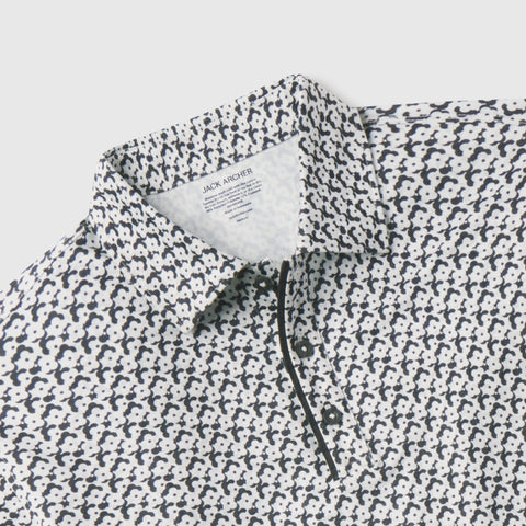 Clubhouse Performance Polo -- Midnight Scatter