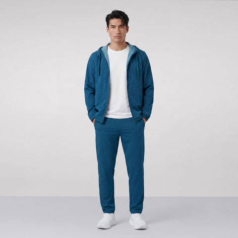 Clubhouse Range Hooded Jacket -- Pacific Blue