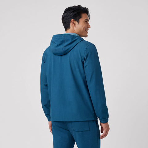 Clubhouse Range Hooded Jacket -- Pacific Blue