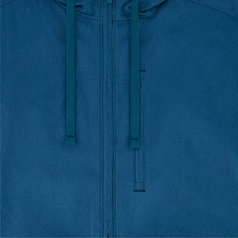 Clubhouse Range Hooded Jacket -- Pacific Blue