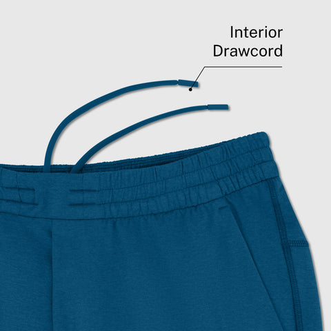 The Clubhouse Range Jogger in Pacific Blue, lifestyle moment