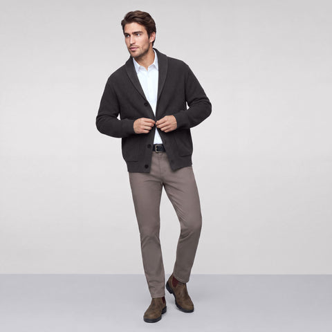 Estate Cardigan -- Dark Heather Gray