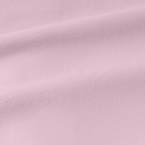 The Everywear Shirt Standard Length in Soft Rose styled in a casual setting.