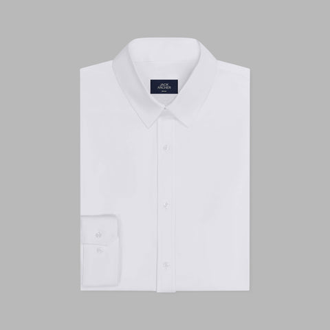 Everywear Shirt - Shorter Length -- True White