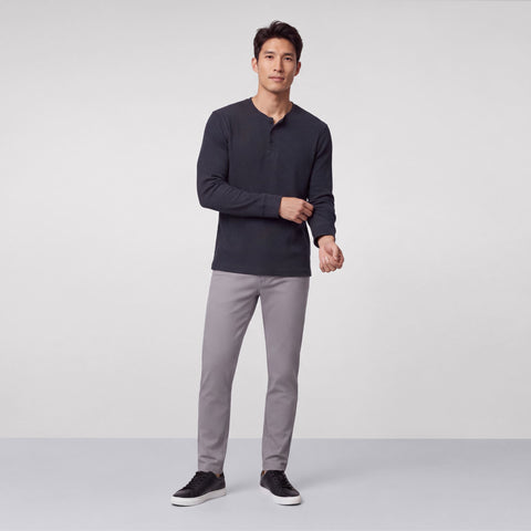 Foundry Waffle Henley -- Midnight