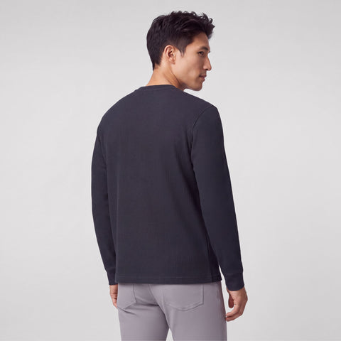 Foundry Waffle Henley -- Midnight