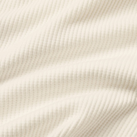 Foundry Waffle Overshirt -- Cream
