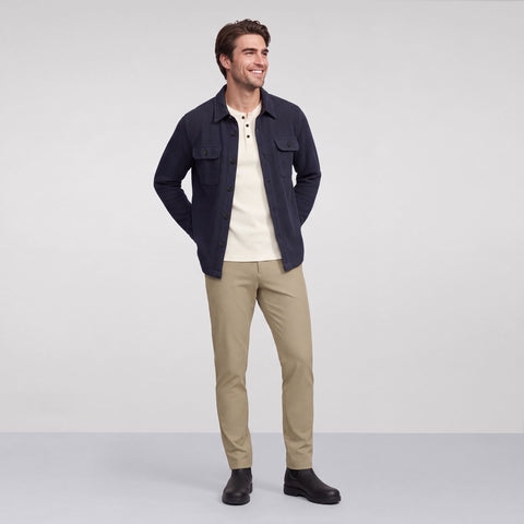 Foundry Waffle Overshirt -- Midnight