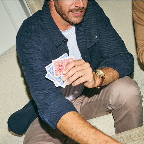 Foundry Waffle Overshirt -- Midnight