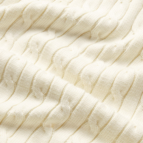 Hudson Cable Knit Sweater -- Cream