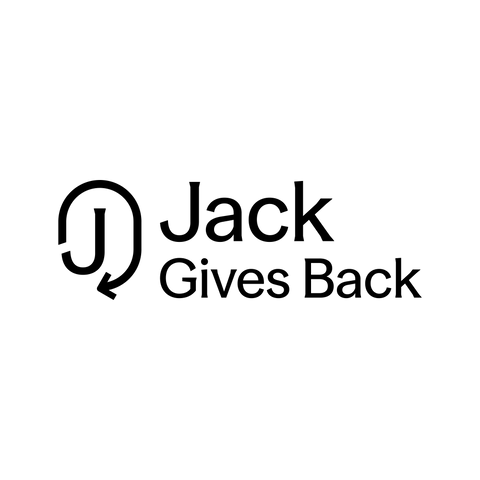Jack Gives Back logo in black