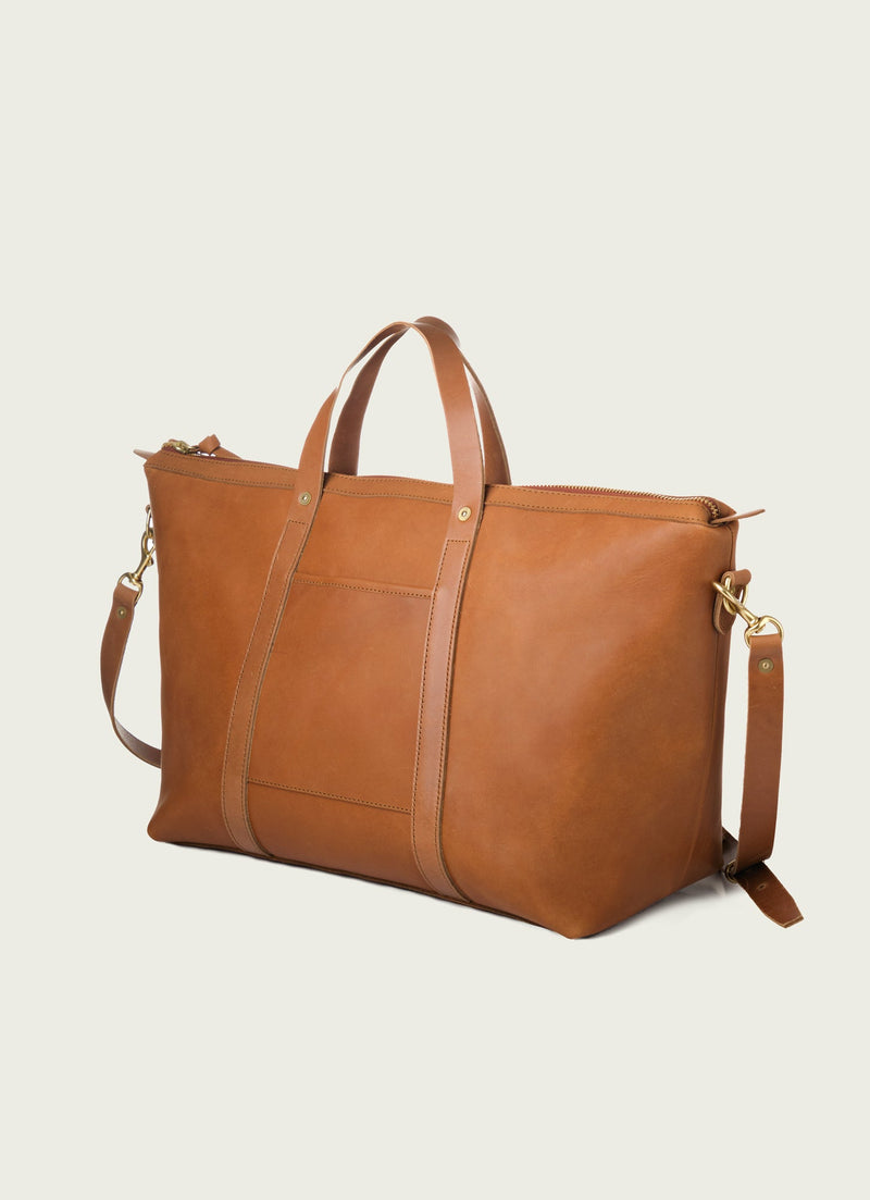 ["Leather Travel Tote"]