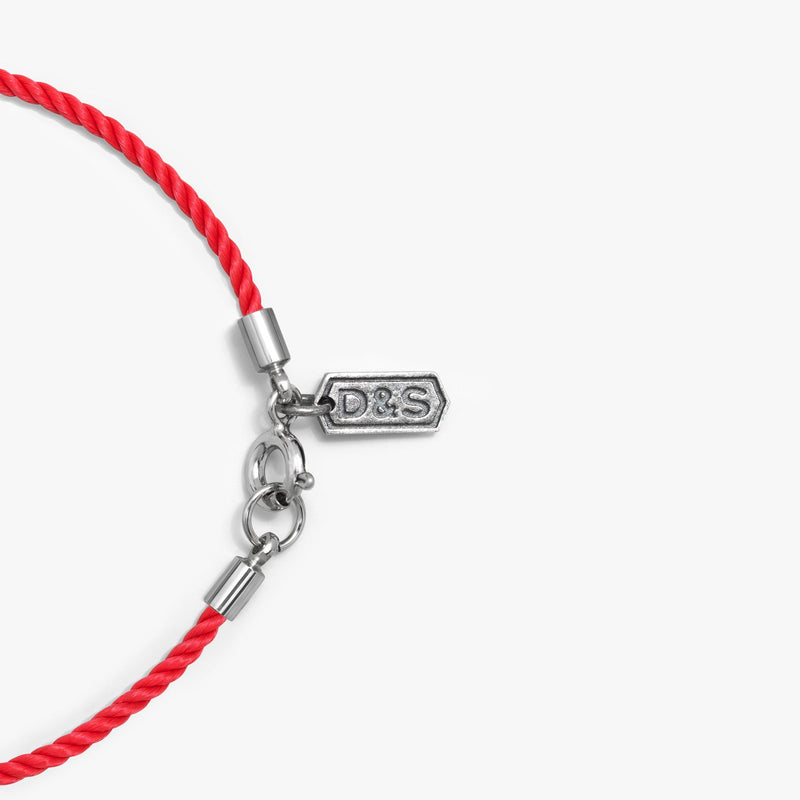 ["Red Rope Knotted Bracelet"]