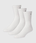 White Anytime Socks in premium Pima cotton, breathable and durable.
