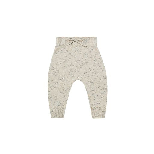 Quincy Mae Speckled Knit Pant | Natural