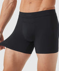 Jetsetter Boxer Brief showcasing comfortable MicroModal fabric with supportive pouch and flat leg seams.