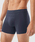 Jetsetter Boxer Brief in smooth MicroModal fabric with supportive pouch and flat leg seams.